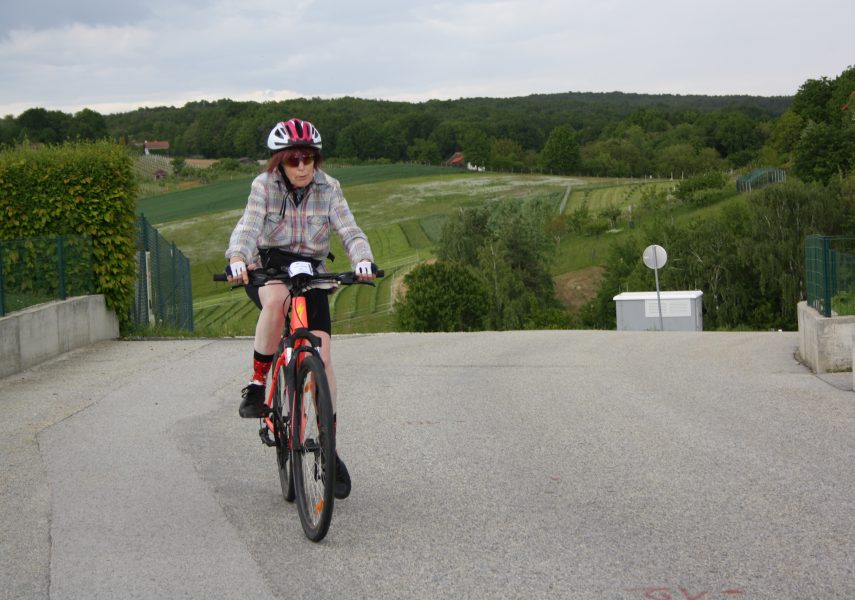 Young cyclists at Tuscany cycling event