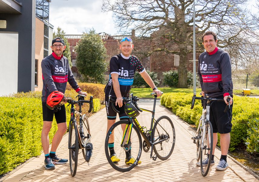 SIA Overseas Cycle Challenge group picture with friends from CFG Law