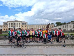 overseas cycle 2025 day 1 group photo