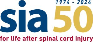 spinal injuries association 50 anniversary logo