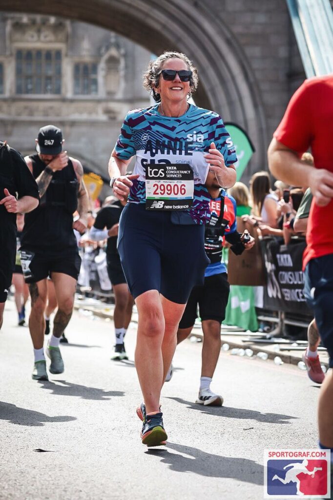 Annie 2026 London Marathon (credit Sportograf)