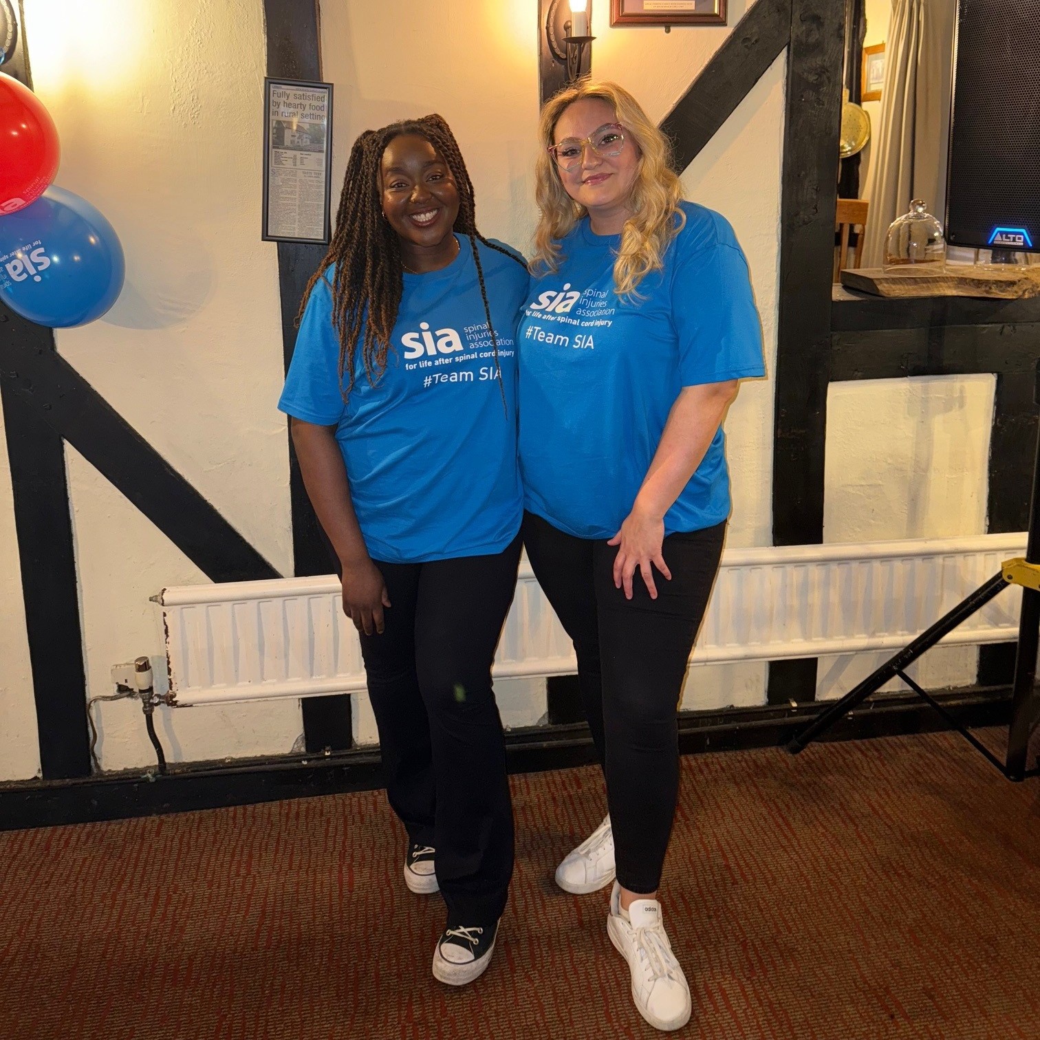 tilly and steph team sia london marathon
