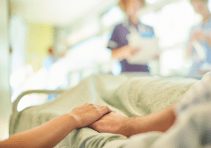 hospital setting banner stock