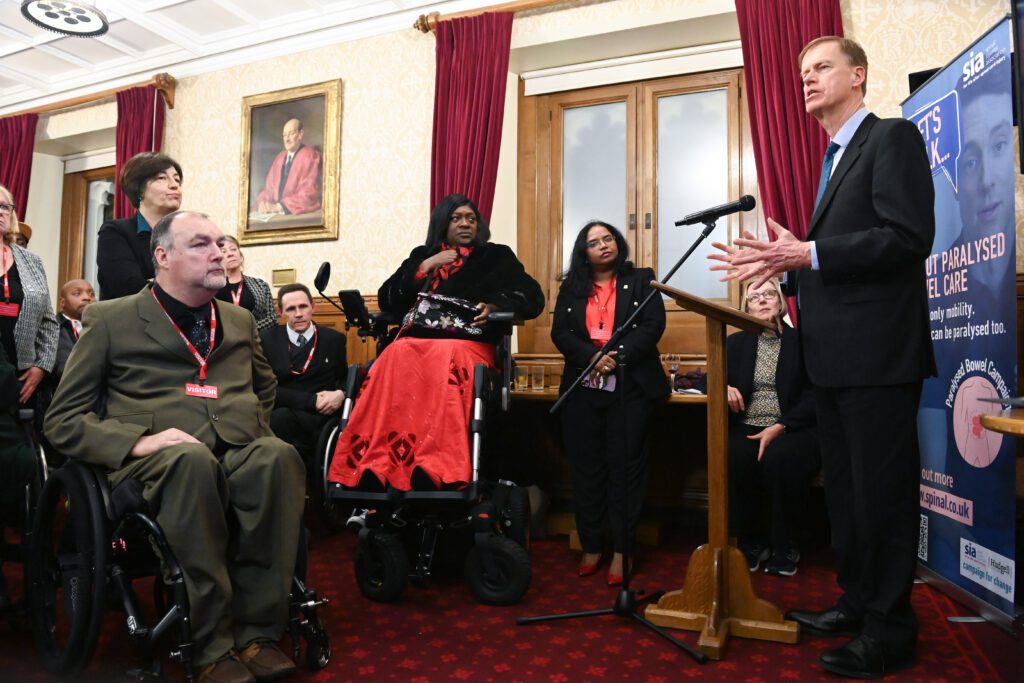 SIA Paralysed Bowel Awareness Day rt Hon Stephen Timms Disability Minister speech