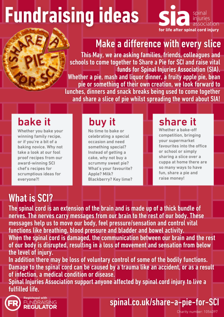 Share a Pie for SCI Fundraising Ideas (2)