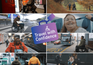 Travel with Confidence collage of images from video