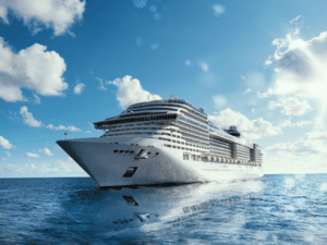 stock photo of large Cruise ship