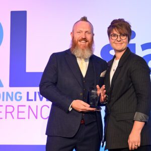 Chris Paton - winner of the Frank Williams Academy healthcare professional of the year award