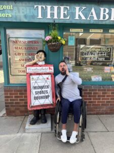 martin hibbert coronation street set 5 outside newsagents