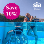 Poster advertising Enable holidays 10% discount