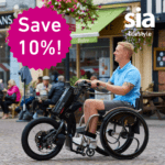 Poster advertising LoopWheels discount of 10%