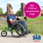 Poster advertising Mountain Trike offer of free accessories