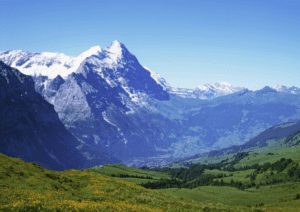 Adventure travel mountains stock