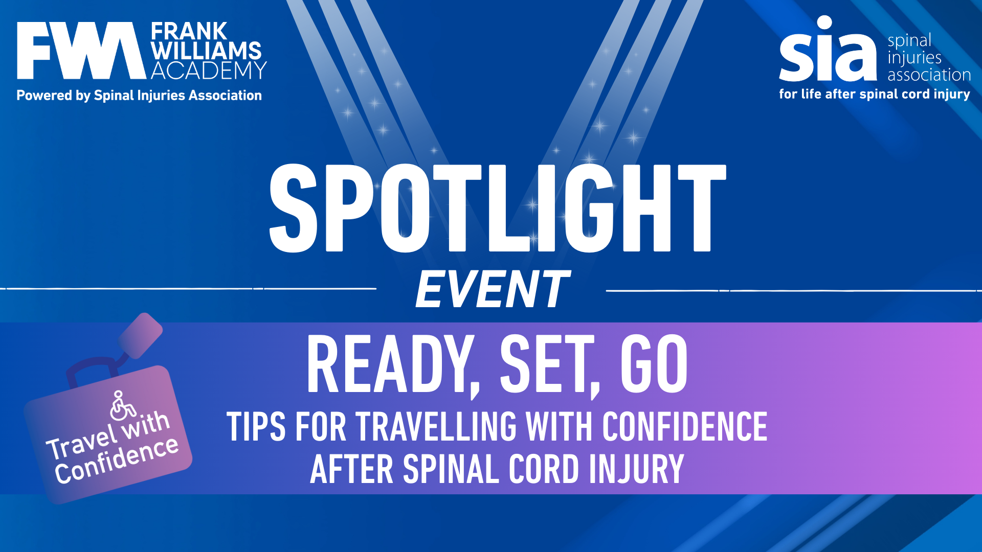 Ready, set, go: tips for travelling with confidence after spinal cord injury