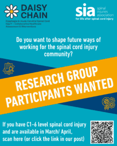 Daisy Chain research group participants wanted poster
