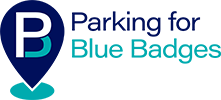 Parking for Blue badges Logo