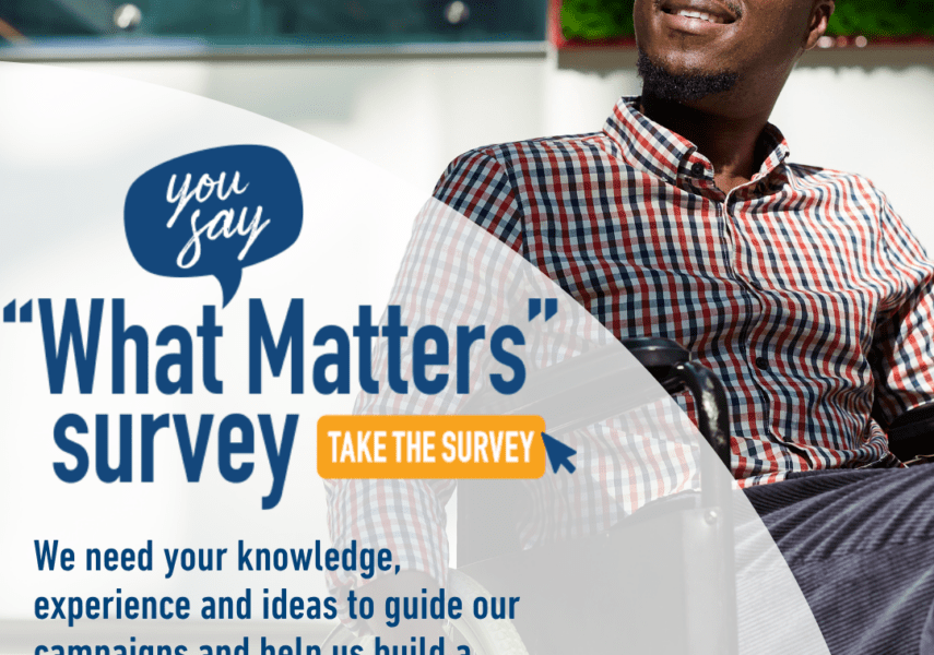 Poster advertising SIA's What Matters Survey 2026