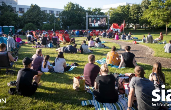 Outdoor Cinema event in aid of SIA