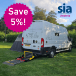 Paddy, a fully wheelchair-accessible campervan.