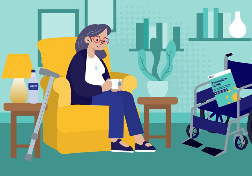 Woman Sitting Illustration