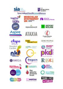 Page three of the letter to the PM contains logos of all charities involved. Clicking on it downloads the whole document. 