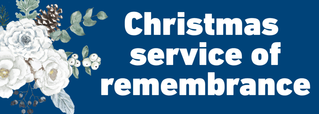 Poster for SIA Christmas Service of remembrance